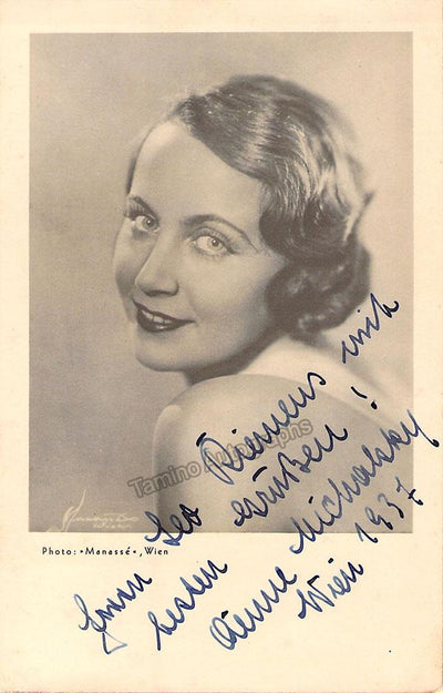 MICHALSKY, Aenne (Various Autographs)