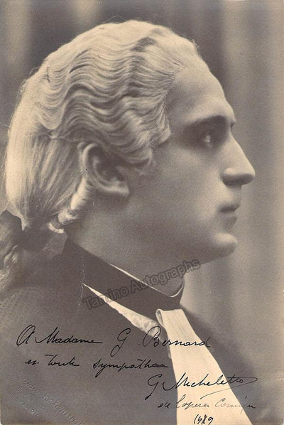 Micheletti, Gaston - Signed Photograph in Role