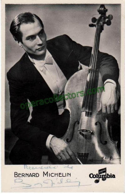 Michelin, Bernard - Signed photo
