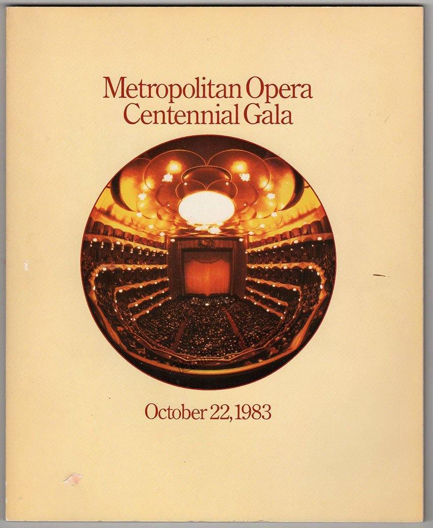 Milanov, Zinka - Berger, Erna - Hayes, Helen - Metropolitan Centennial Signed Program 1983 - Tamino