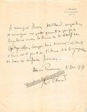 Milhaud, Darius - Autograph Letter signed 1939