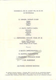 Milstein, Nathan - Concert Program Salzburg 1954