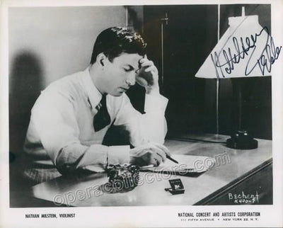 Milstein, Nathan - Signed photo