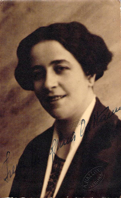 Minghini-Cattaneo, Irene - Signed Photograph