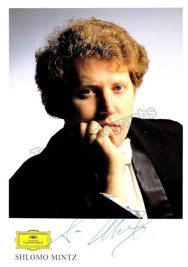 Mintz, Shlomo - Signed Photo