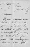Miolan-Carvalho, Marie Caroline - Autograph Letter Lot