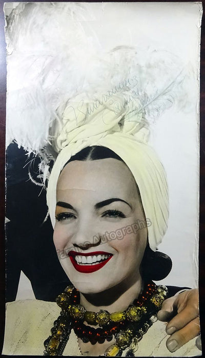 Miranda, Carmen - Signed Poster