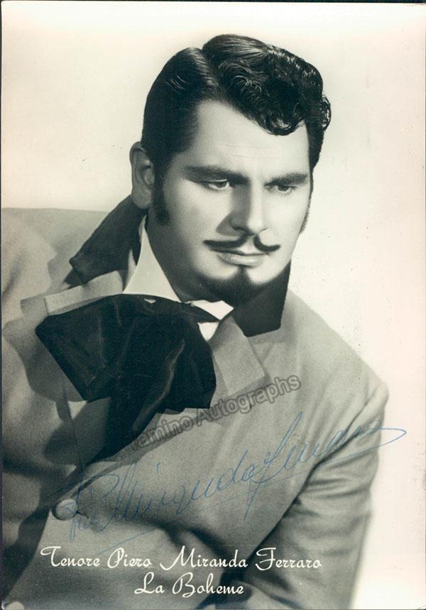 MIRANDA FERRARO, Pier (Various Autographs) – Tamino