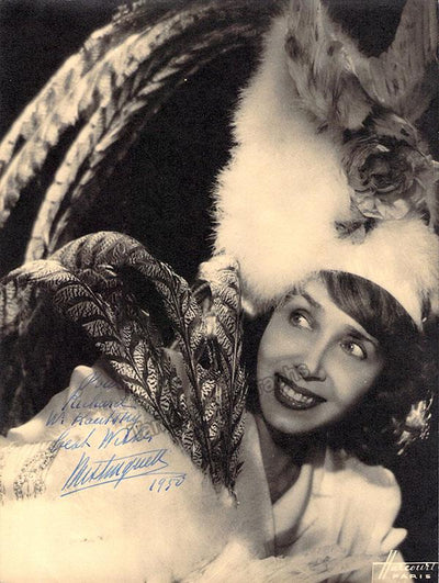 Mistinguett - Signed Photograph 1950