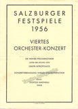 Mitropoulos, Dimitri - Concert Program Salzburg 1956 - Tribute to Wilhelm Furtwangler