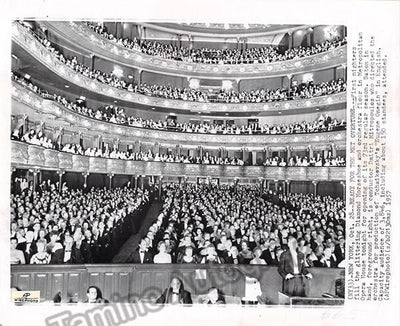 Mitropoulos, Dimitri - Met Opera Opening Night Photo 1958