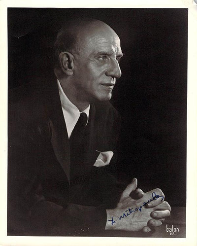 Mitropoulos, Dimitri - Signed Photo