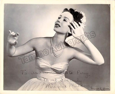 Mladova, Milada - Signed Photo