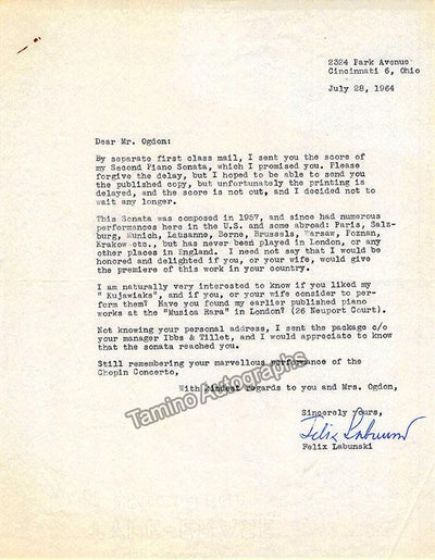 Modern Composers - Lot of 11 Letters