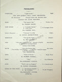 Moiseiwitsch, Benno - Concert Program London 1919