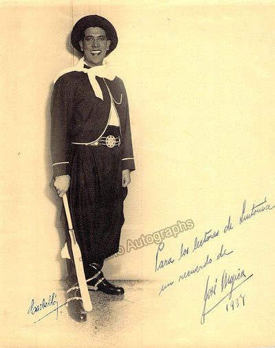 Mojica, Jose - Signed Photo as Gaucho 1937