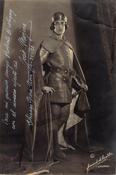 Mojica, Jose - Signed Photo in Lohengrin 1922