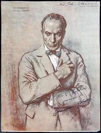 Molinari, Bernardino - Large Signed Portrait