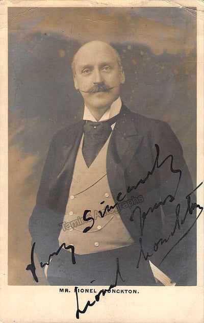 Monckton, Lionel - Signed Photo