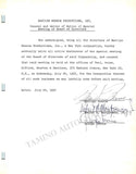 Monroe, Marilyn - Signed Legal Waiver 1957 and Photo