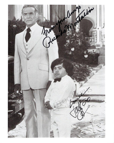 Montalban, Ricardo - Villechaize, Hervé - Double Signed Photograph in "Fantasy Island"