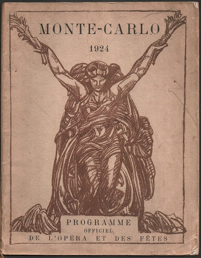 Monte Carlo Opera - Program Lot 1924-1931
