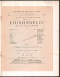 Monte Carlo Opera - Program Lot 1924-1931
