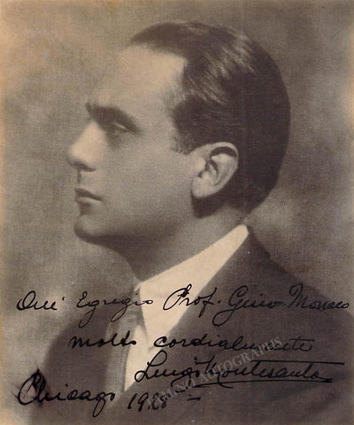 MONTESANTO, Luigi (Various Autographs)