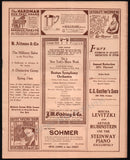 Monteux, Pierre - Concert Program Carnegie Hall 1920
