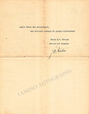 Montini, Giovanni Battista (Pope Paul VI) - Set of two Signed Typed Letters