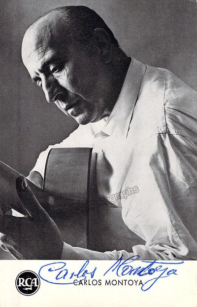 Montoya, Carlos - Signed Photo