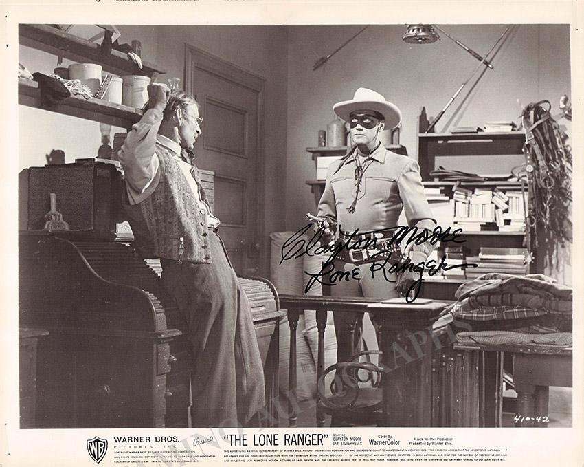 Moore, Clayton - Signed Photo as Lone Ranger
