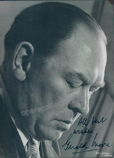 Moore, Gerald - Signed photo