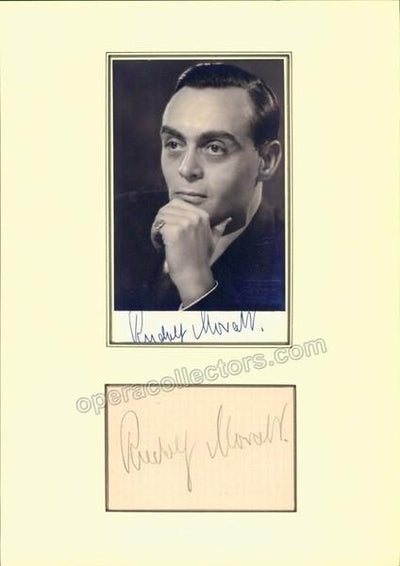 Moralt, Rudolf - Signature and Photo