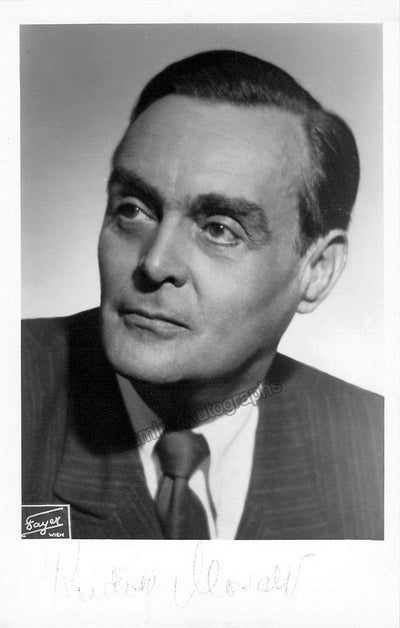 Moralt, Rudolf - Signed Photo