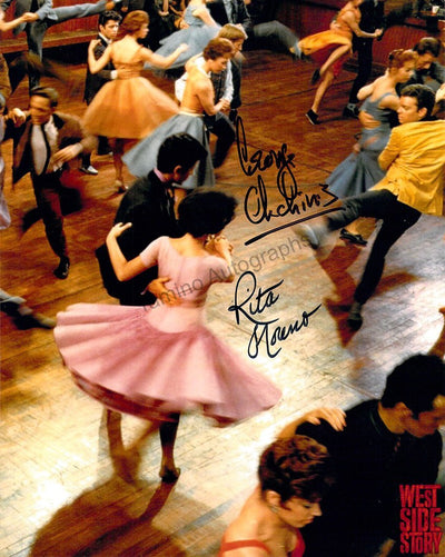 Moreno, Rita - Chakiris, George - Double Signed Photograph in West Side Story