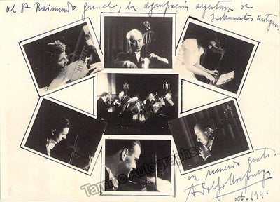 Morpurgo, Adolfo - Signed Photo 1946