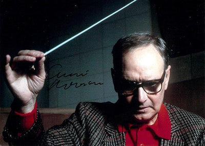 Morricone, Ennio - Signed Photo Conducting