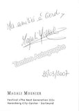 Mosnier, Magali - Signed Promo Photo