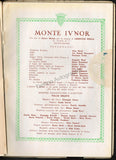 Mount Ivnor - World Premiere Program La Scala 1939