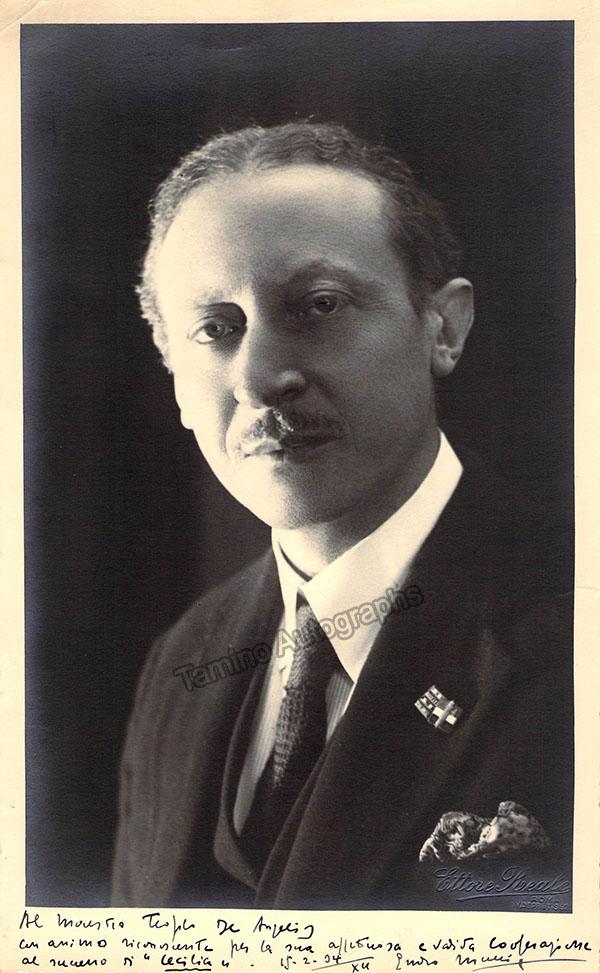 Mucci, Emidio - Signed Photo 1934
