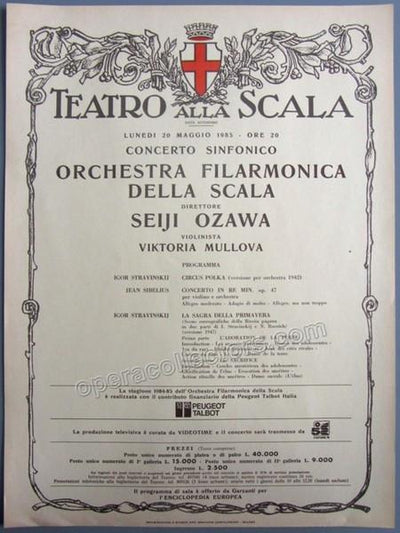 Mullova, Viktoria - Ozawa, Seiji - Concert Mini-poster