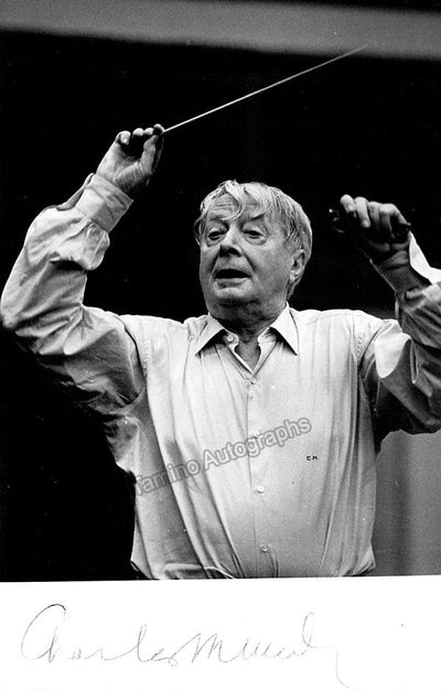 Munch, Charles - Signed Photo