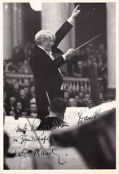 Munch, Charles - Signed Photo Conducting