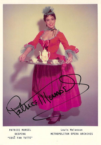 MUNSEL, Patrice (Various Autographs)