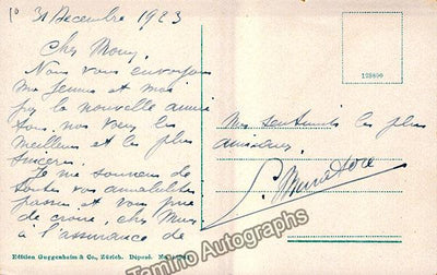 Muratore, Lucien - Signed Postcard 1923