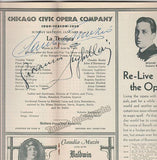 Muzio, Claudia - Inghilleri, Giovanni - Signed Program Chicago 1930