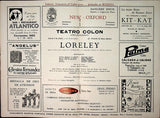 Muzio, Claudia - Teatro Colón Program Lot 1919-1934