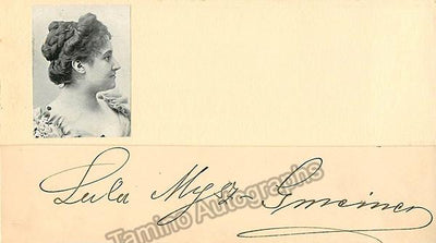 Mysz-Gmeiner, Lula - Signed Card + Photo