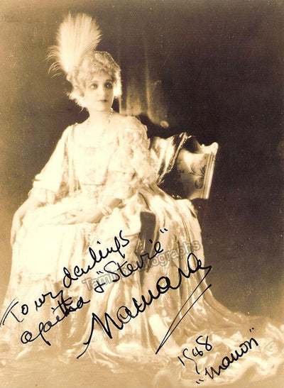 NAMARA, Marguerite (Various Autographs)